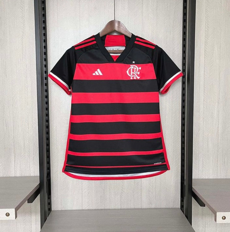 Camisa Flamengo I S/N° Torcedor Adidas Feminina 2024/25